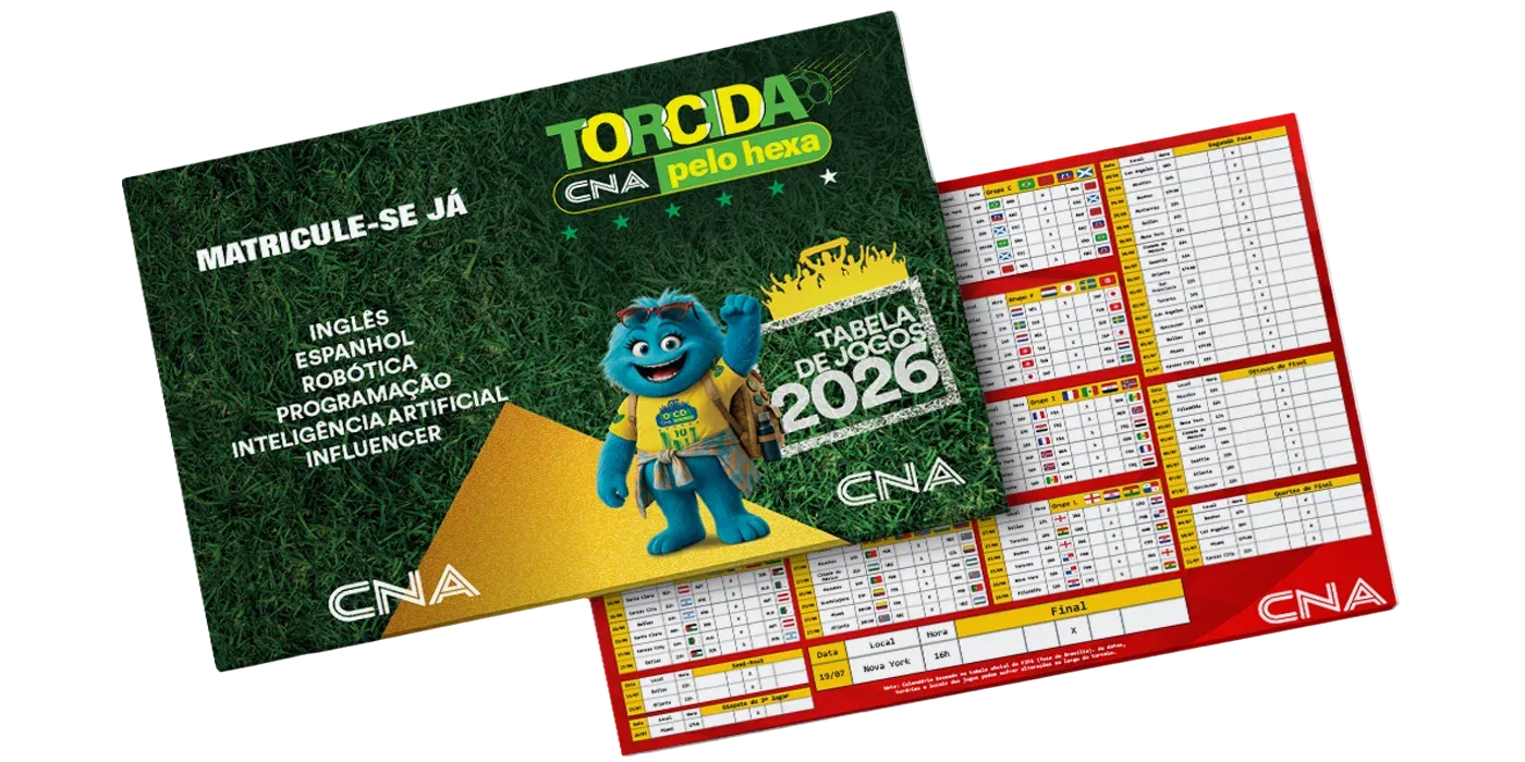 Tabela oficial de jogos 2026 - CNA